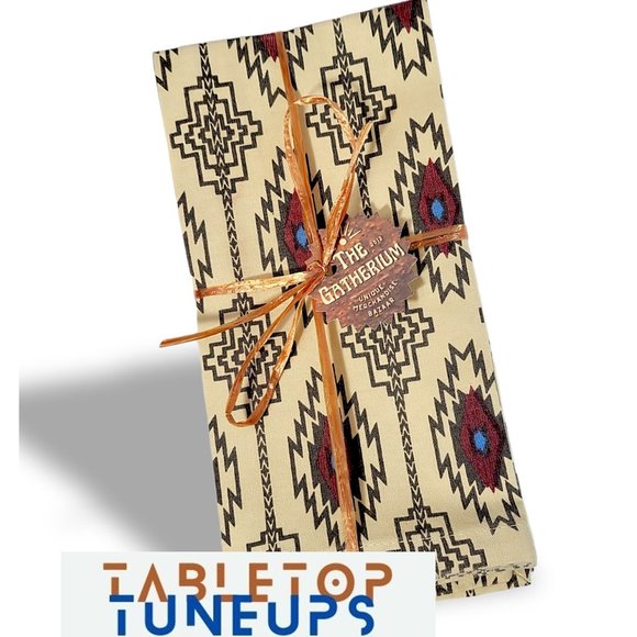 Home Dining Cloth Napkins Set (4) Southwestern Print - Picture 7 of 7